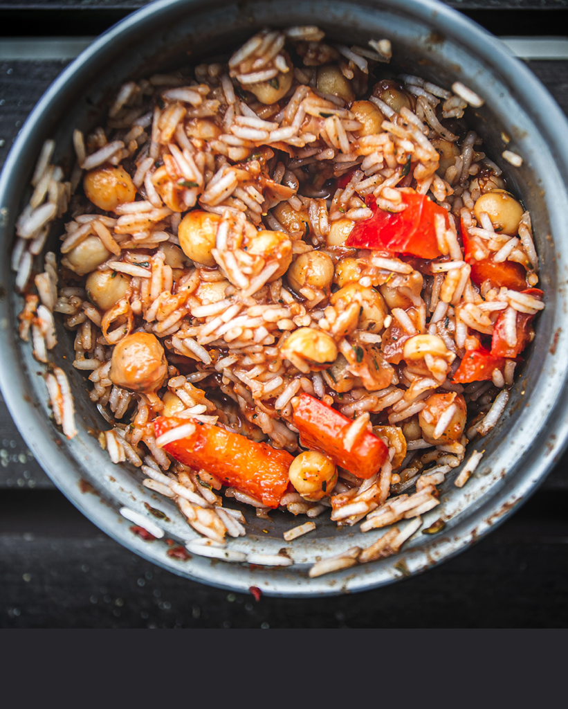 Arroz De Garbanzos Y Pimientos Aranca Healthy